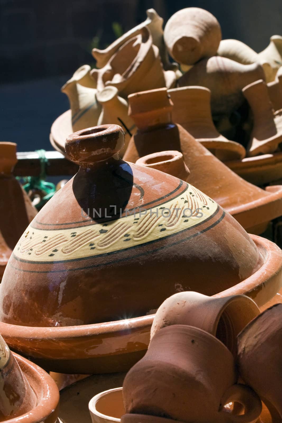 Traditional Moroccan pottery