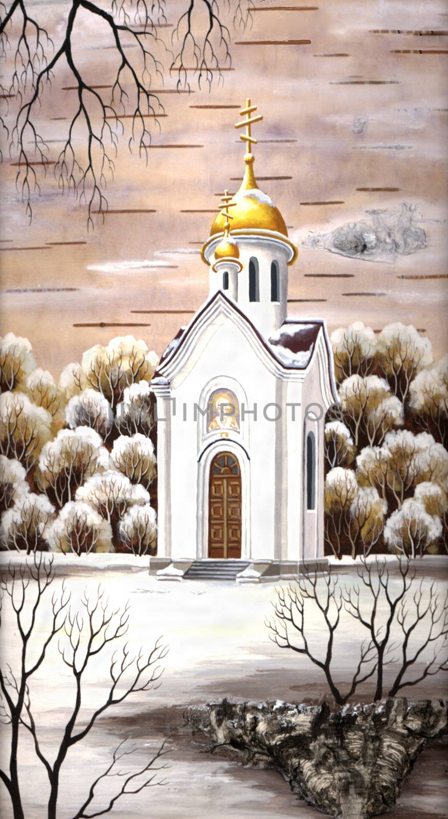 Chapel sacred Nikolay, Russia, Novosibirsk by alexcoolok