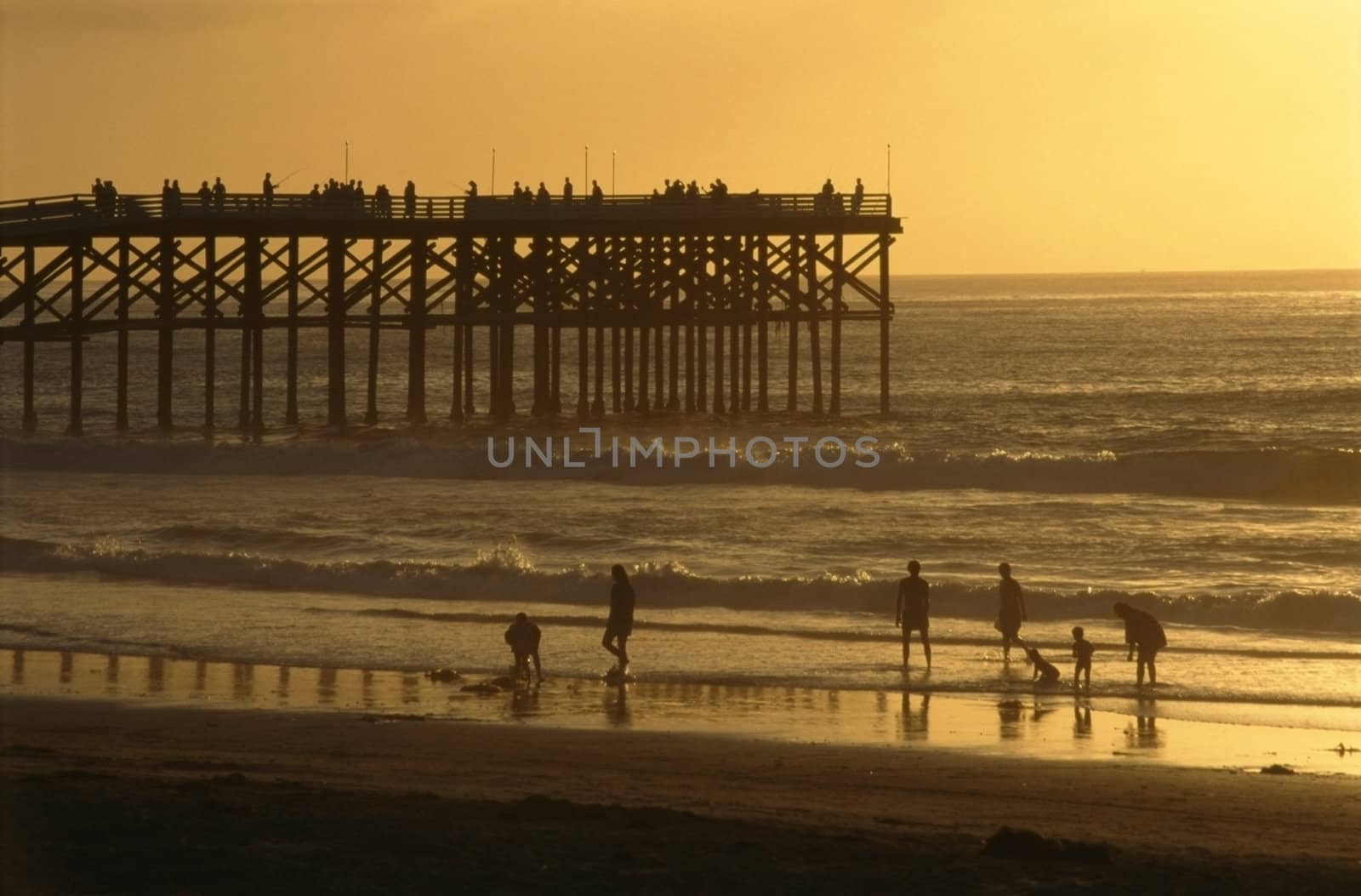 Pier in dusk