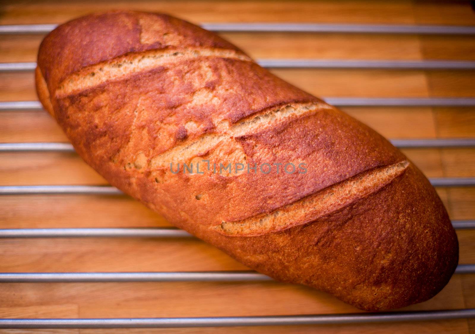 Fresh Homemade Bread by leaf