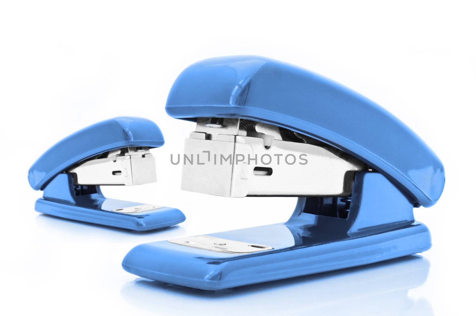 Blue staplers by 72soul