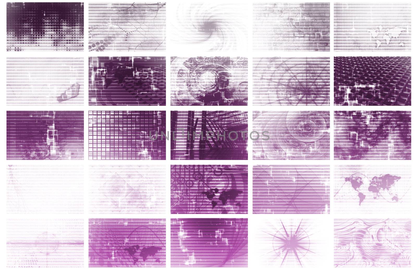 News and Media Overload Tech Abstract Background