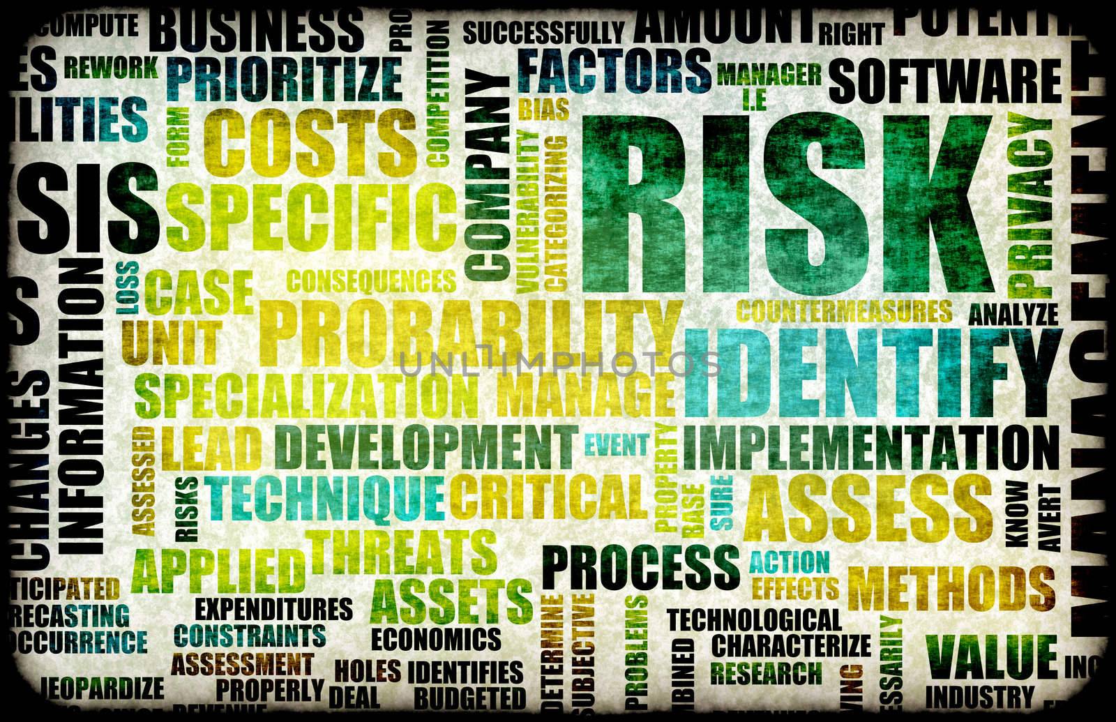 Risk Management Corporate Concept as a Abstract