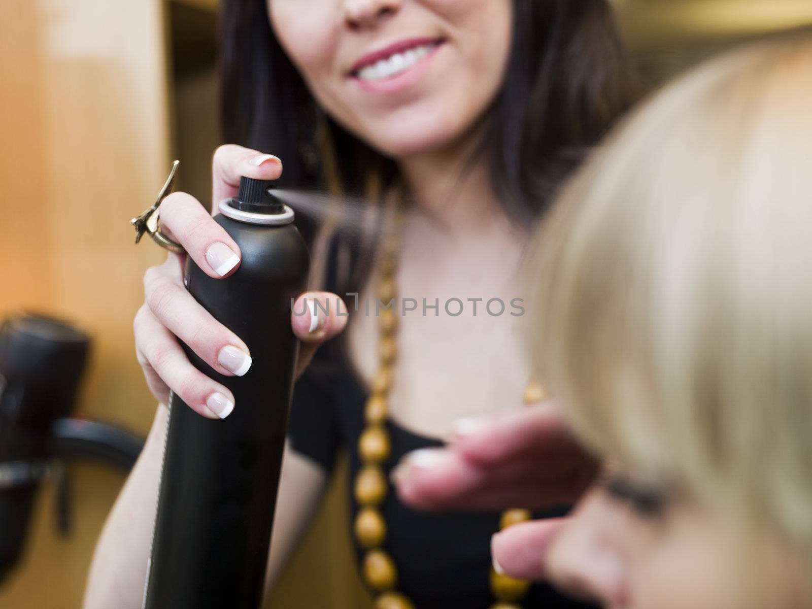 Hairspray close-up by gemenacom