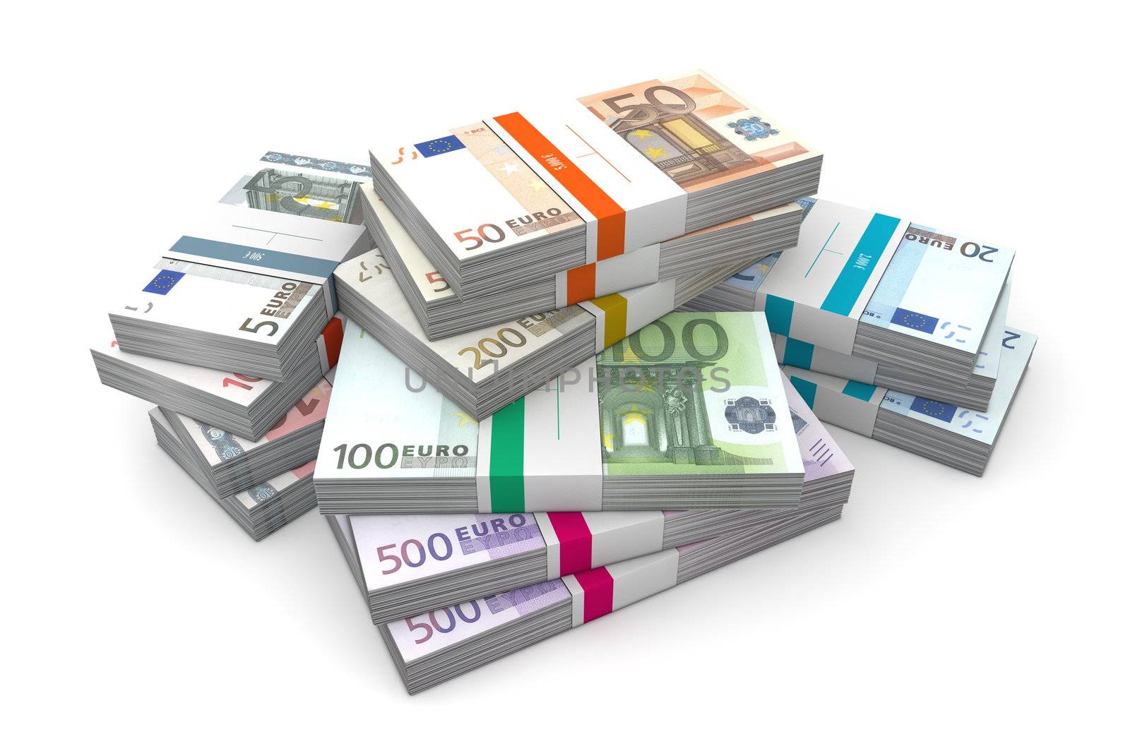 Euro Cash Packets by PixBox