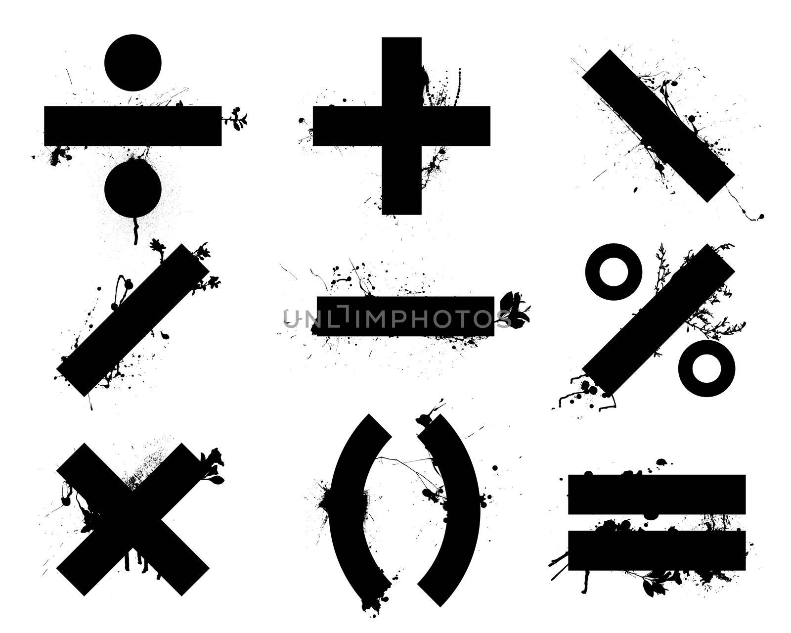 math symbols by nicemonkey