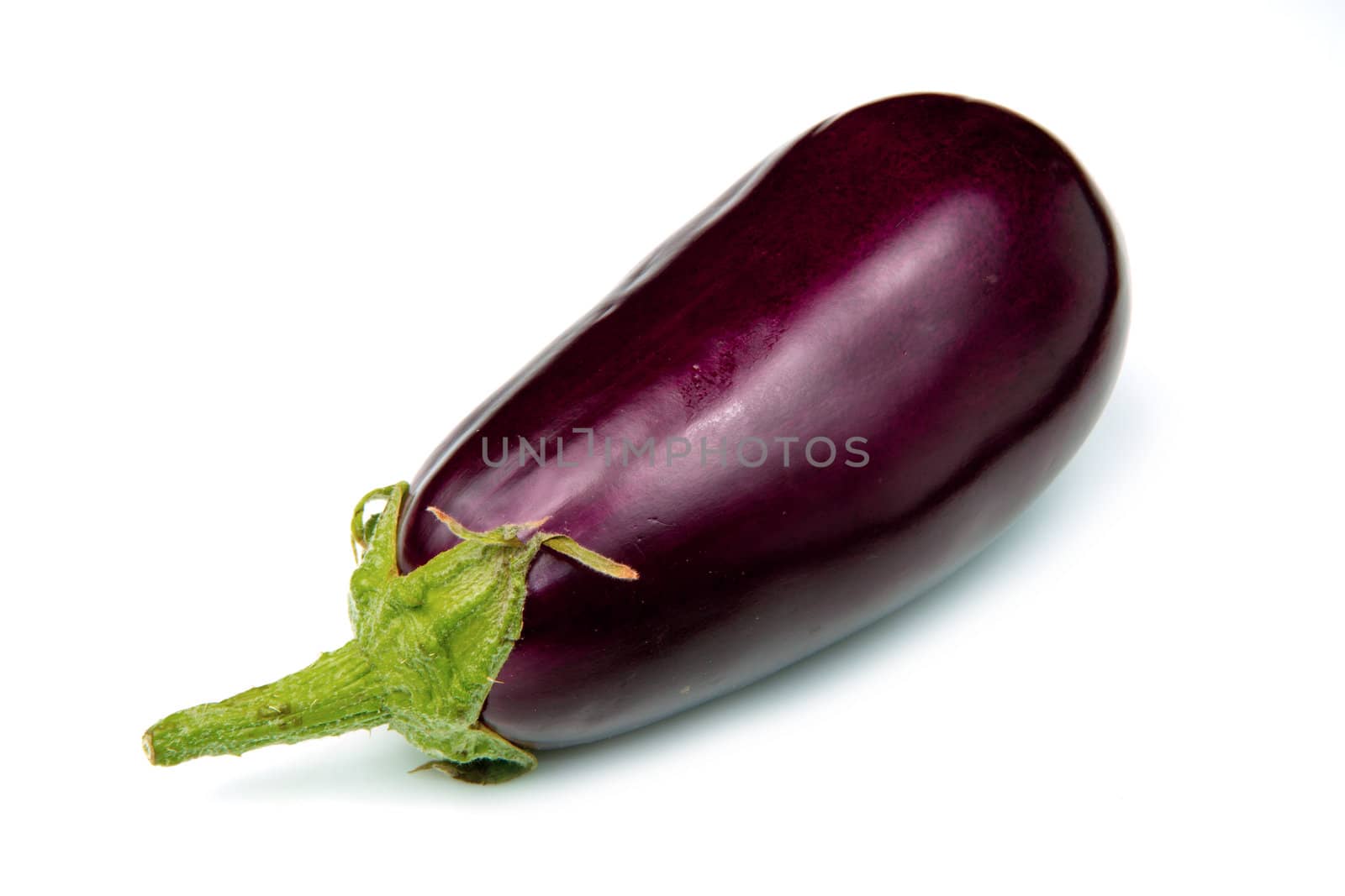 aubergine isolated on white background