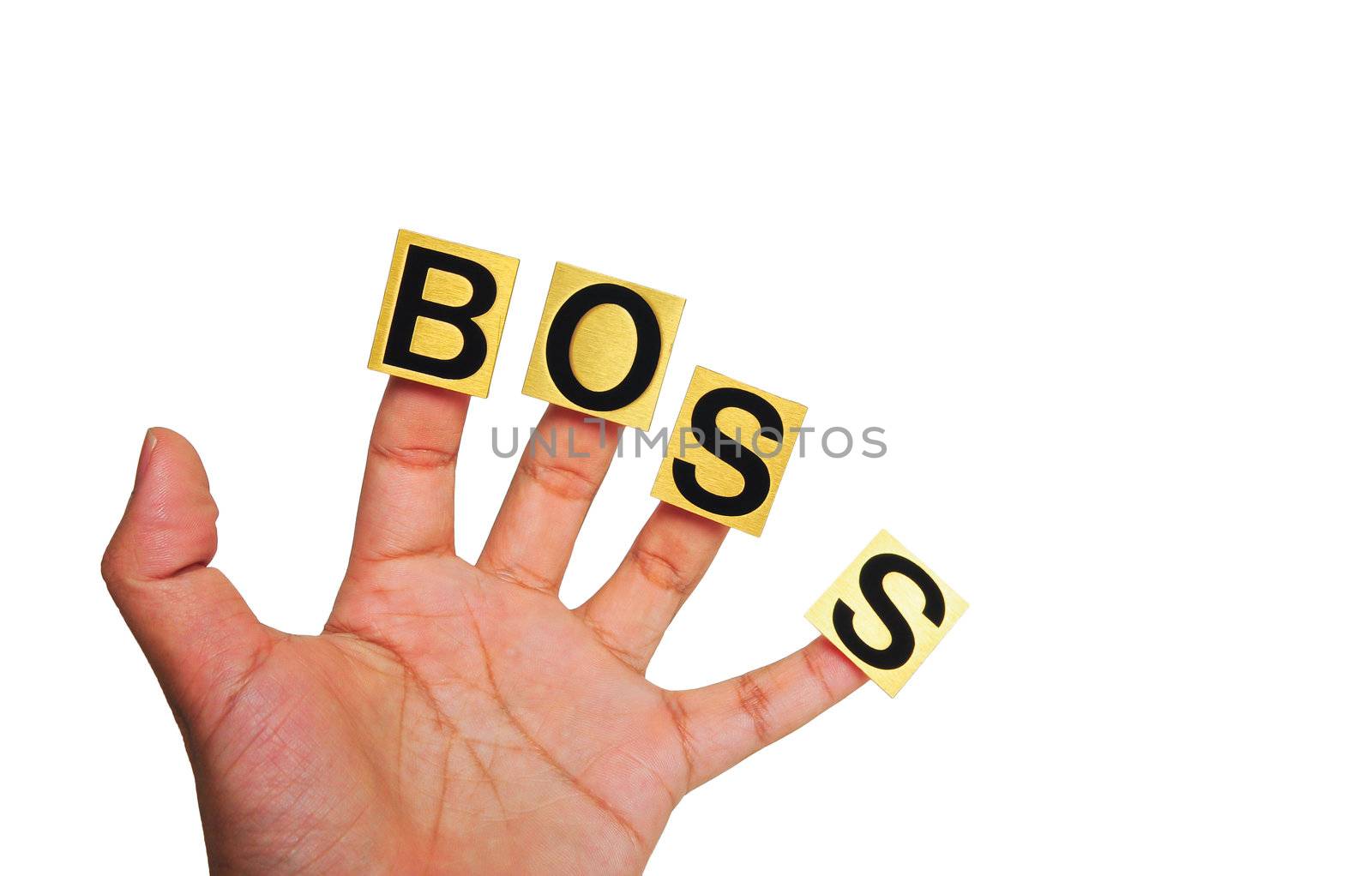 this hand, work hard for boss
