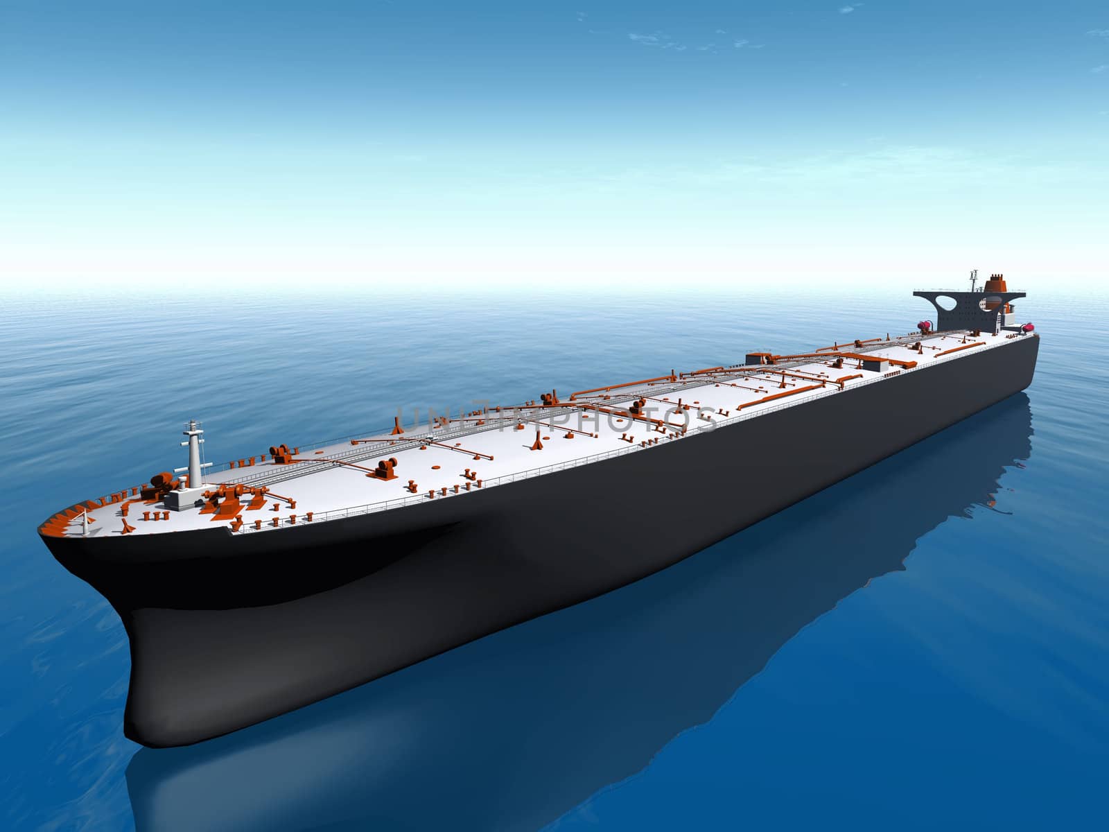 oil tanker on the sea