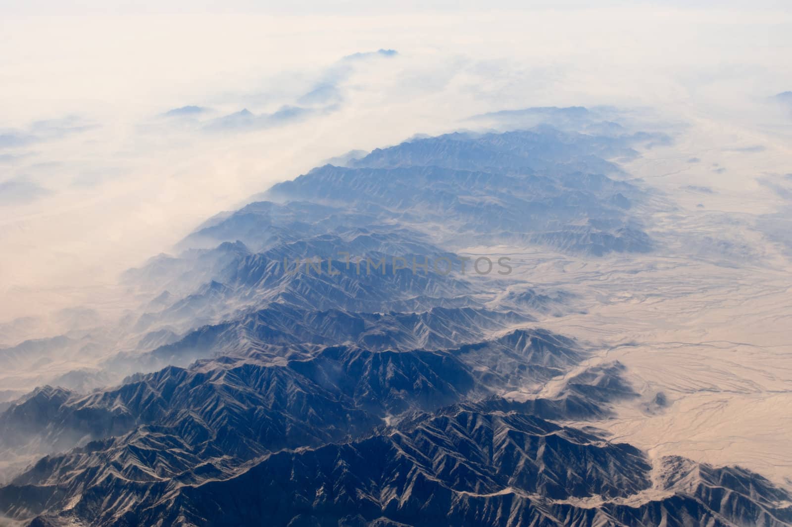 Panoramic view of landscape and Mountain Range