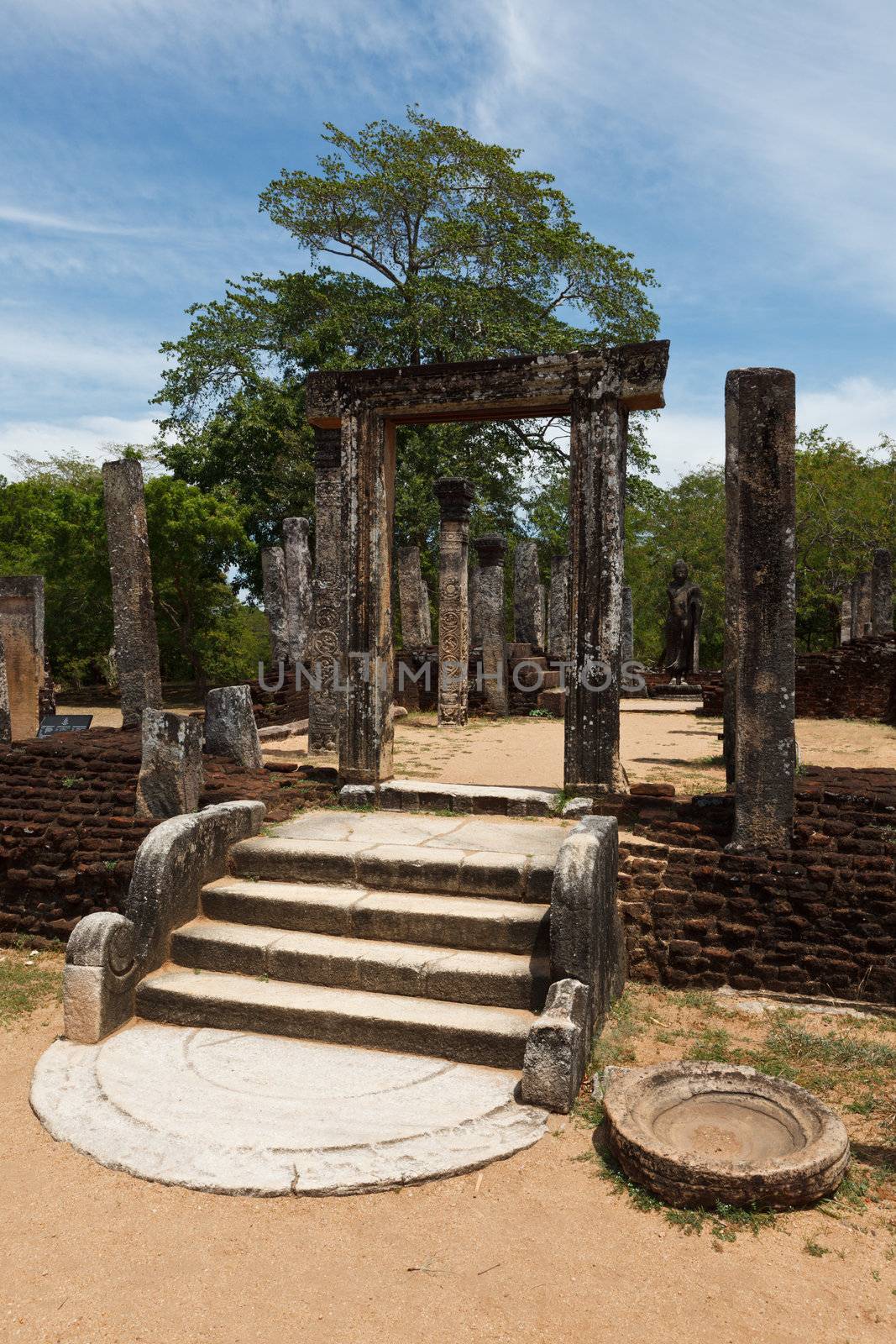 Ruins. Ancient city of Polonnaruwa. Sri Lanka by dimol