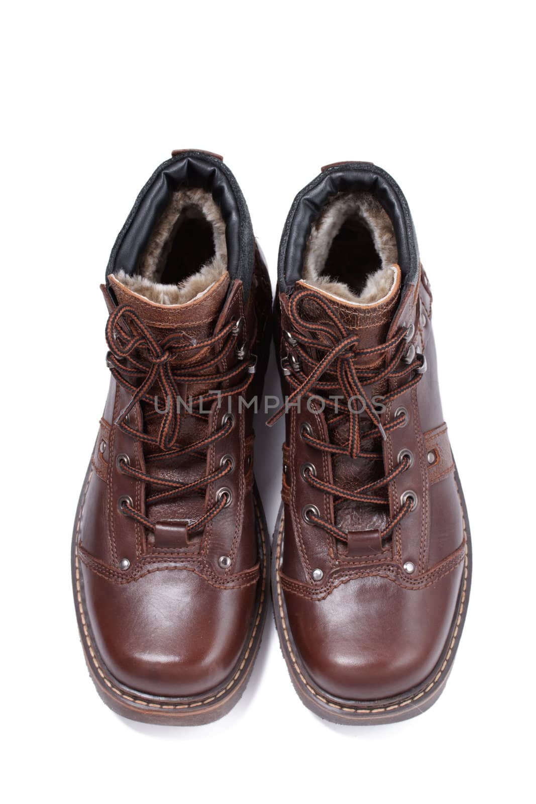 Pair of winter shoes isolated by dimol