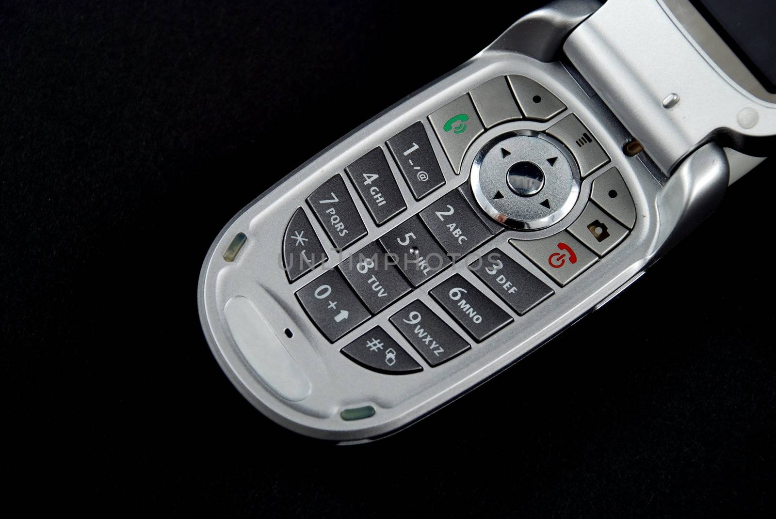 stock pictures of the components for a typical cell phone