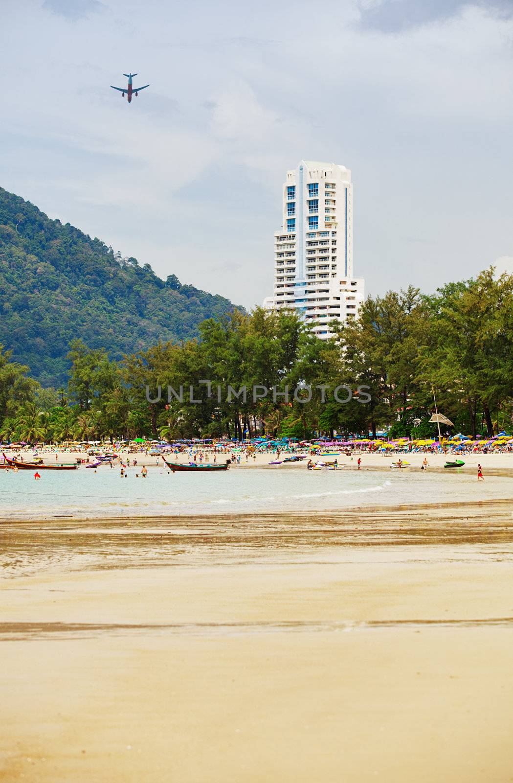 The beginning of the summer season on the tropical coast