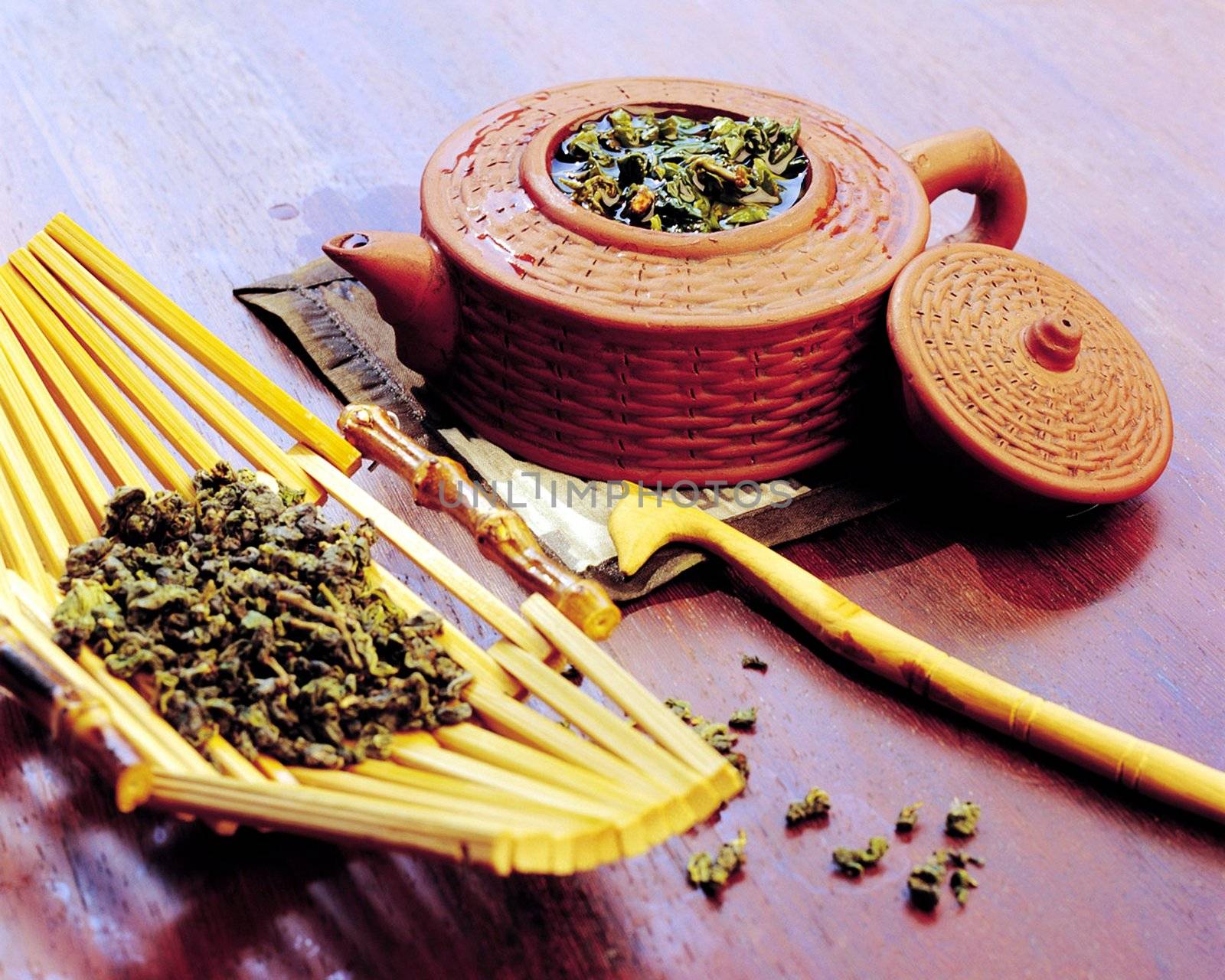 Chinese tea, tea, tea sets display