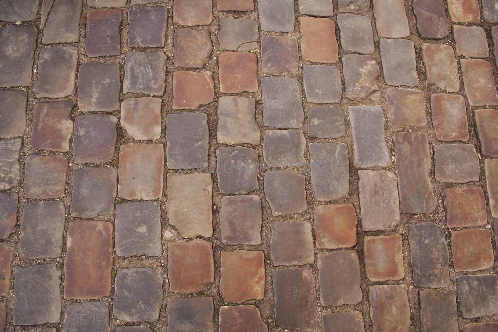 brick masonry rectangle, roads and bridges. Czech Republic Prague