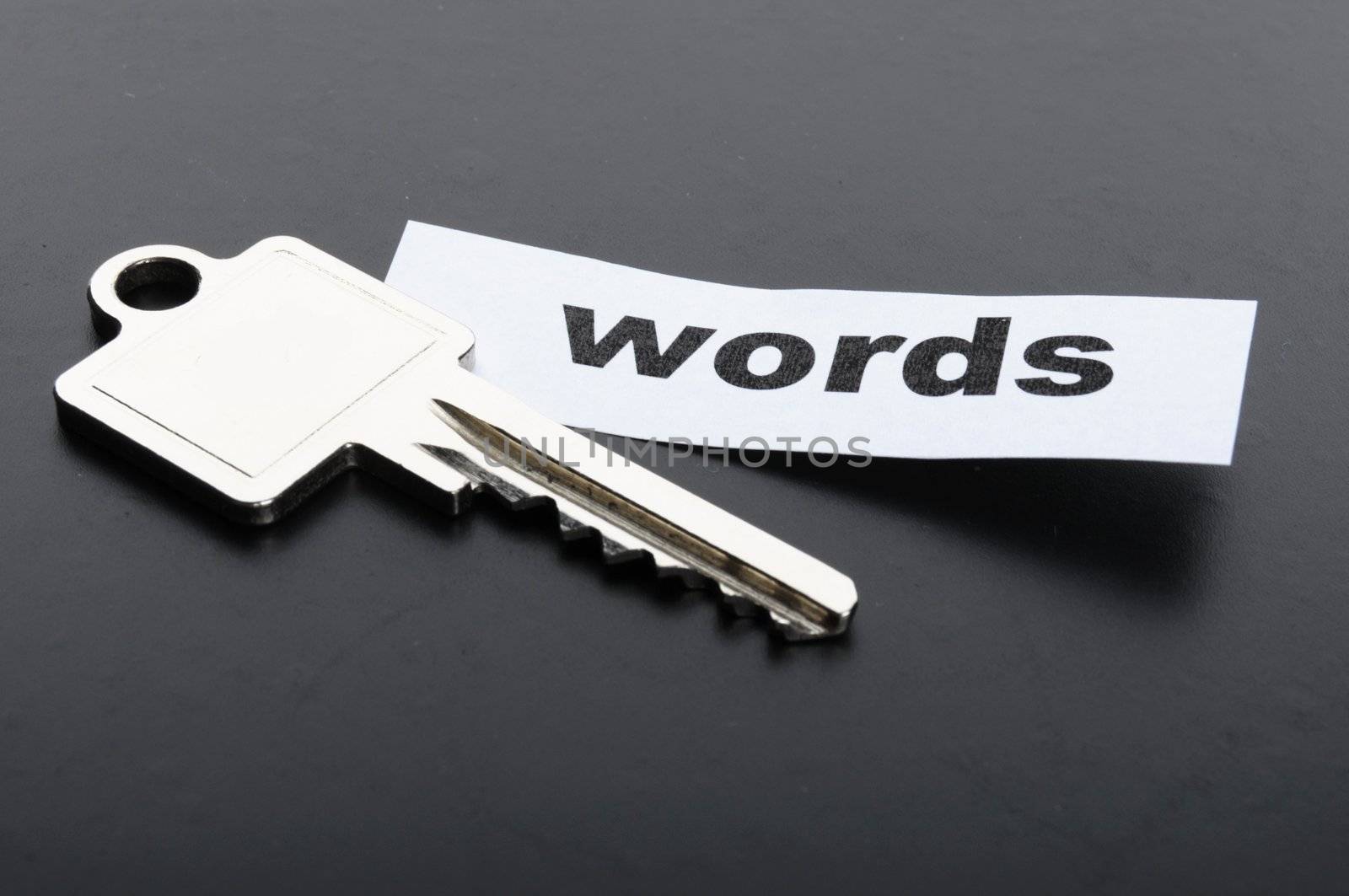 keywords metadata or seo concept with key and word