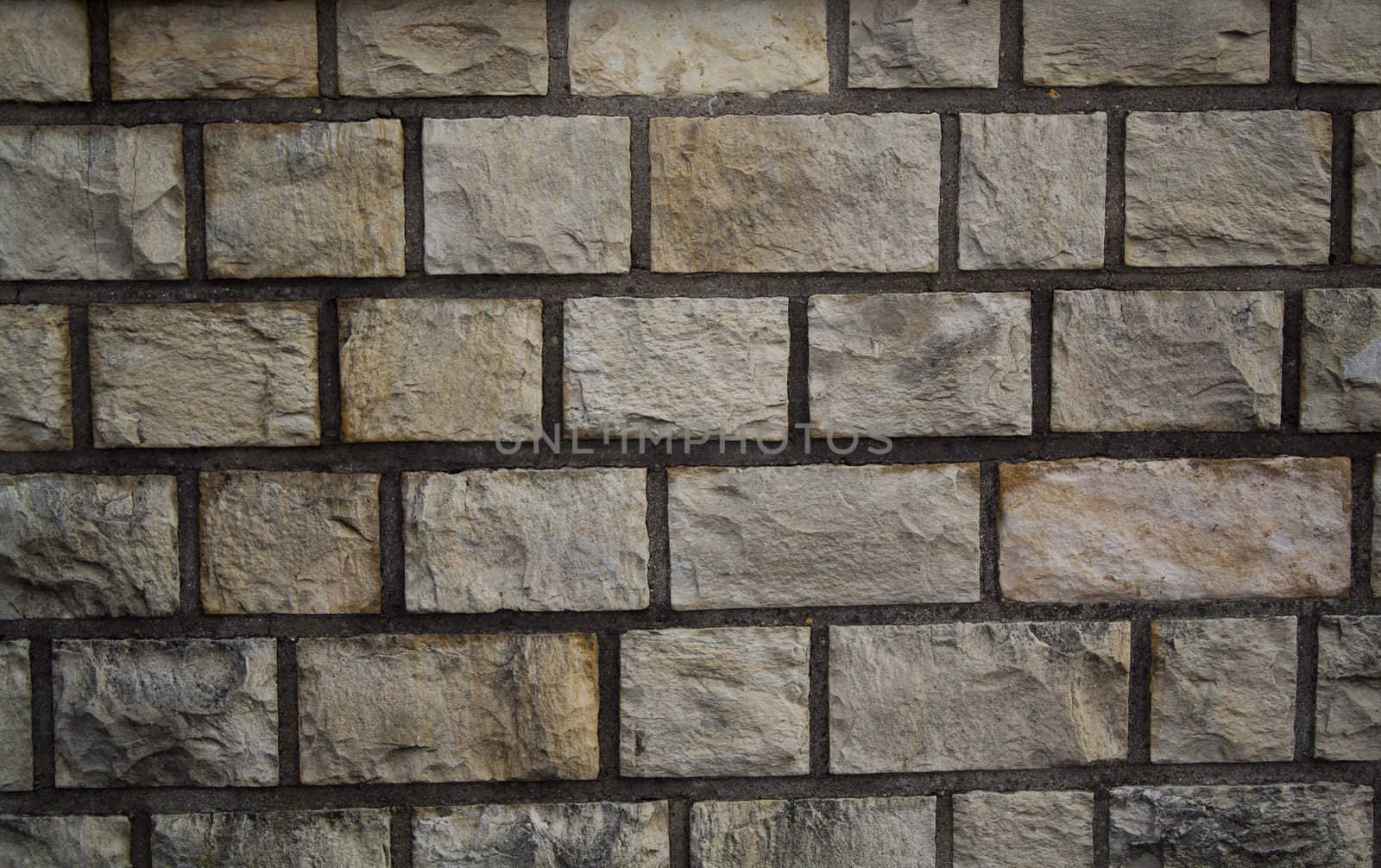 brick masonry rectangle, roads and bridges. Czech Republic Prague