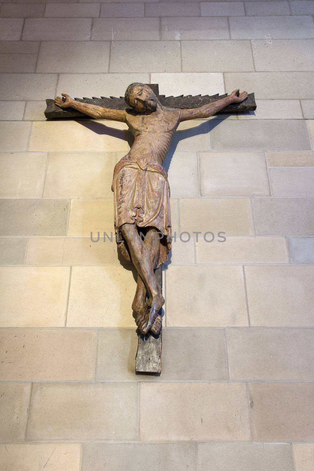 Crucifix with Jesus Christ at Grace Cathedral in San Francisco