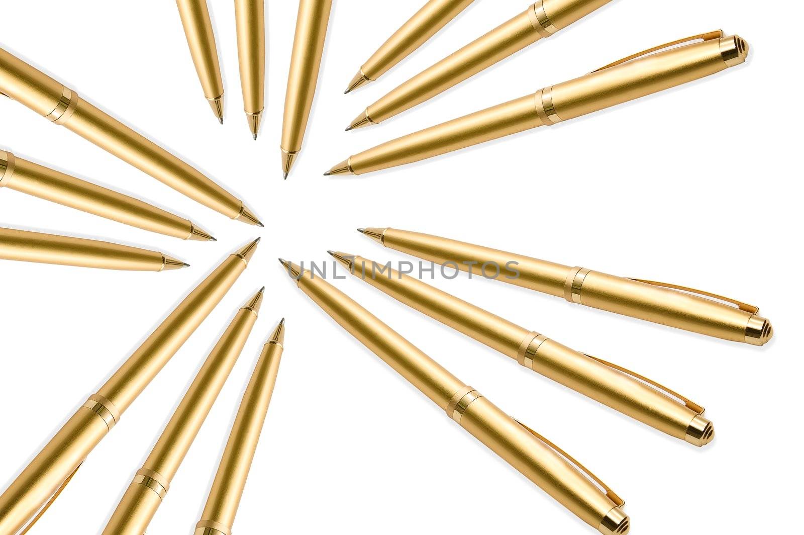 Gold pens by rusak