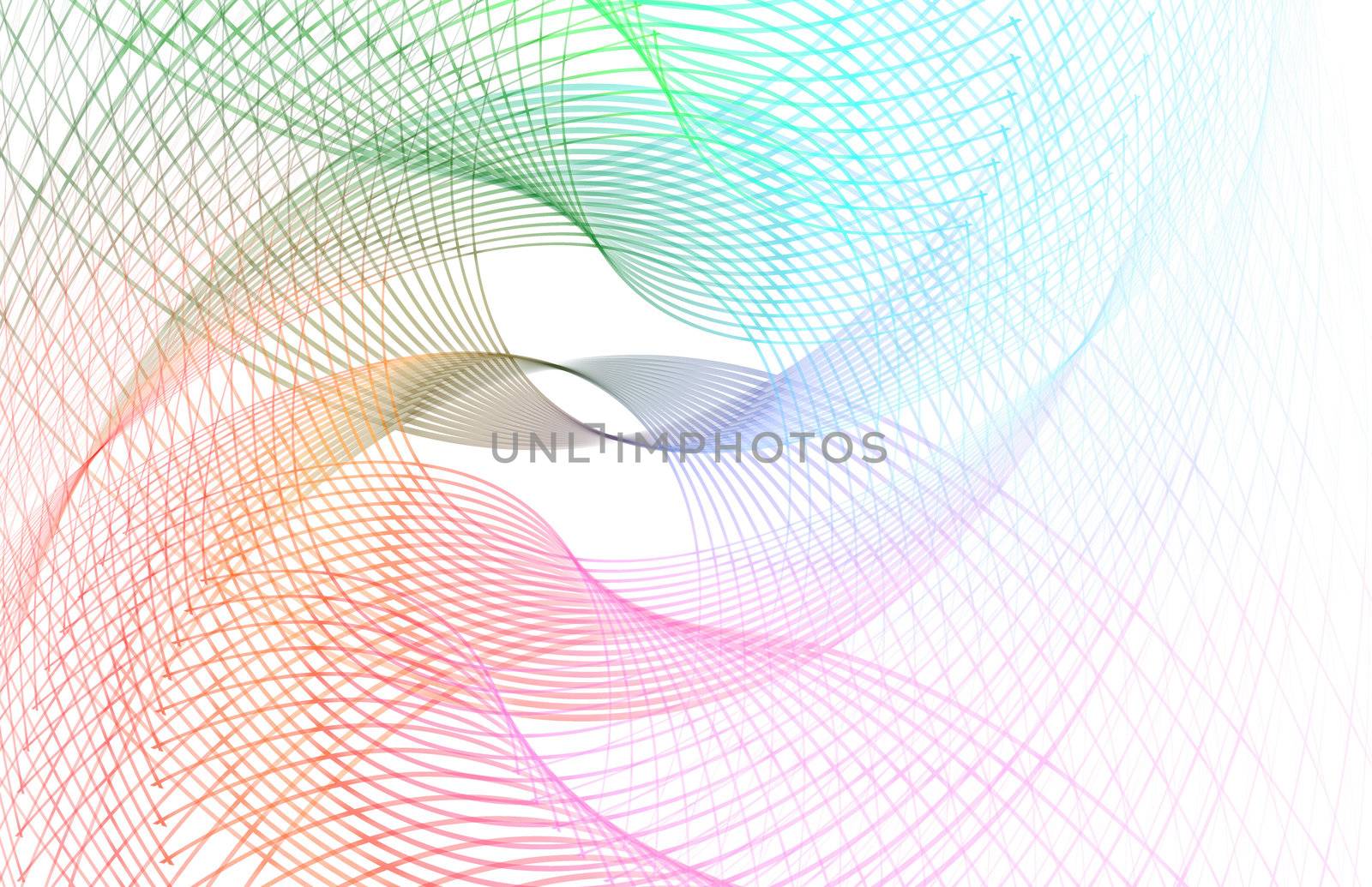 Creative and Colorful Lines Abstract as Art Work