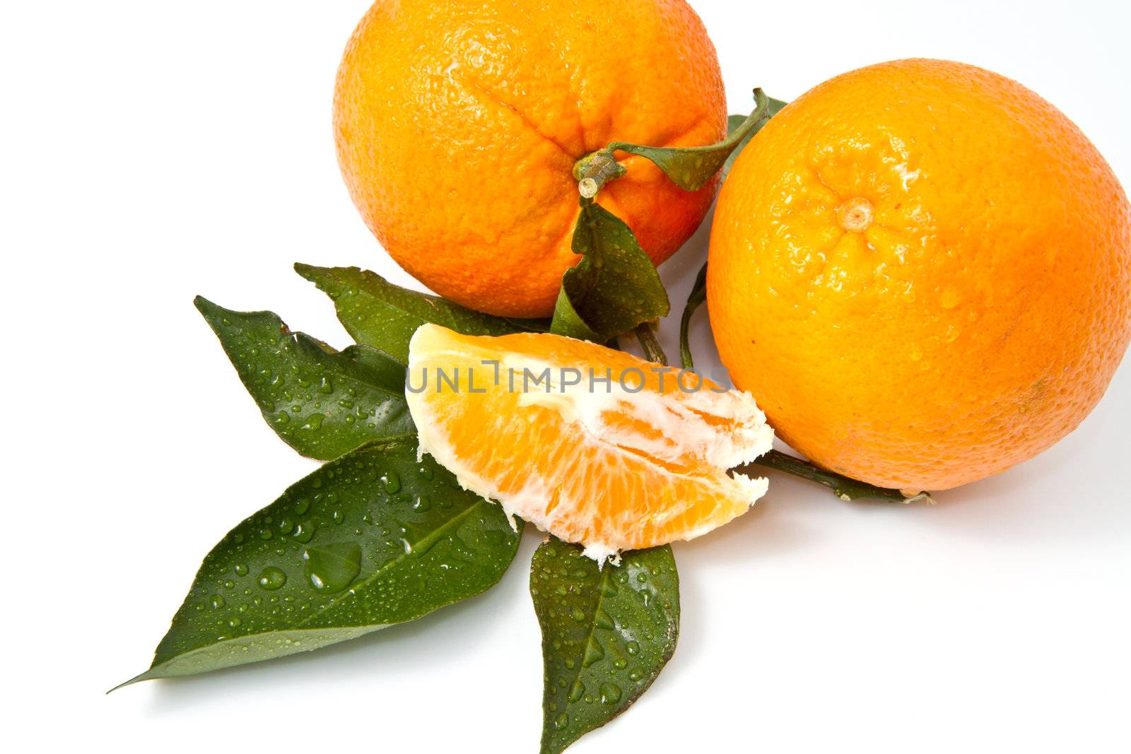 orange isolated on white background