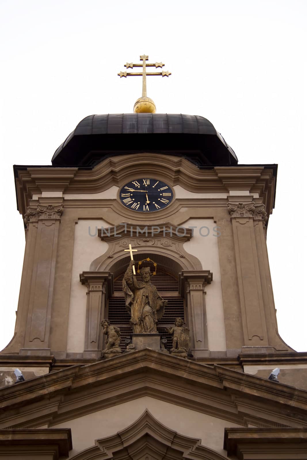 The walls of beautiful homes, windows, design, vintage style. Prague, Czech Republic