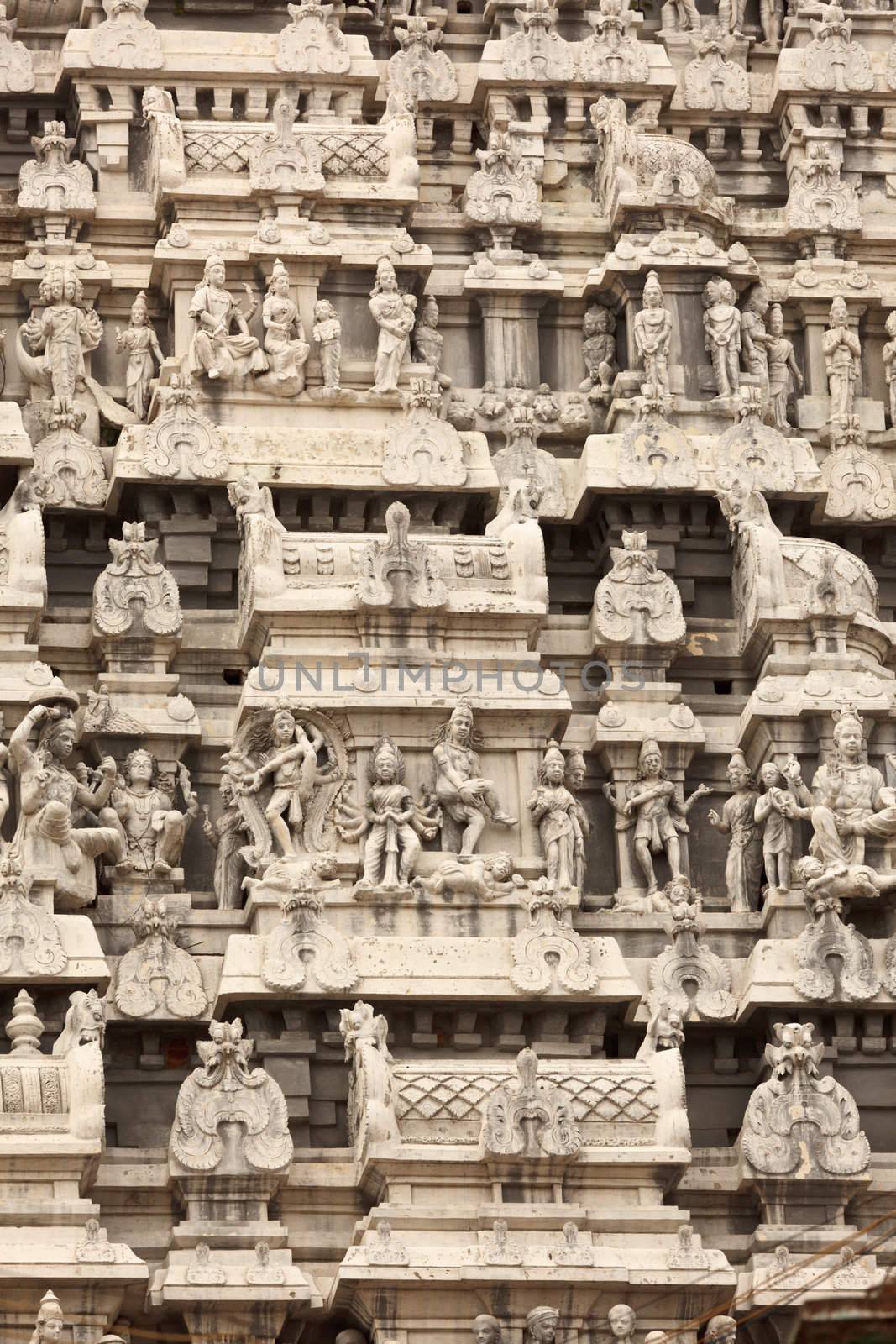 Tower of  Arunachaleswar Temple. Tiruvannamalai, Tamil Nadu, Ind by dimol