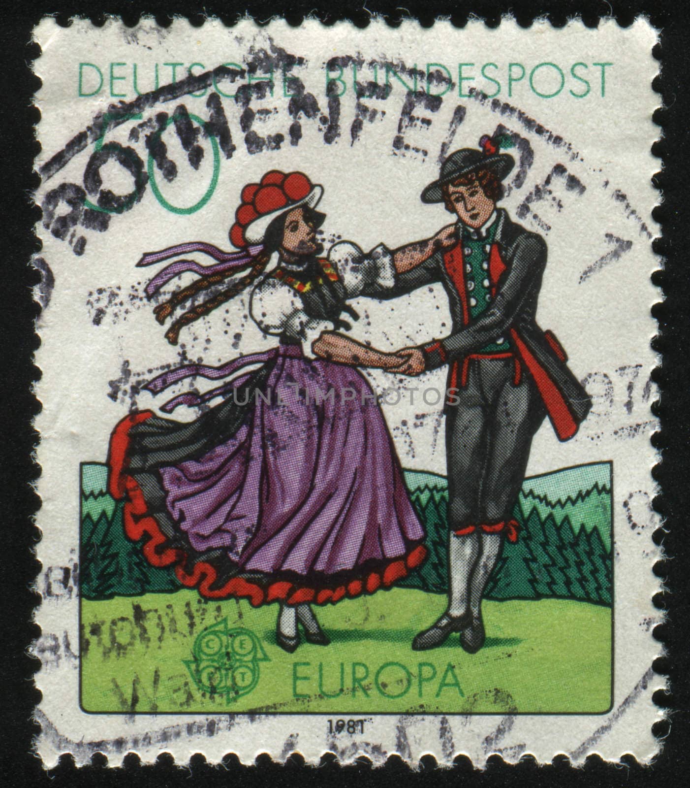 postage stamp by rook