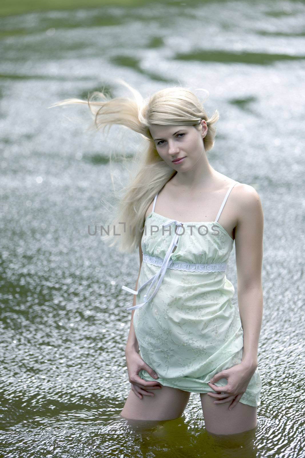 Young woman on a summer day. by vladimir_sklyarov