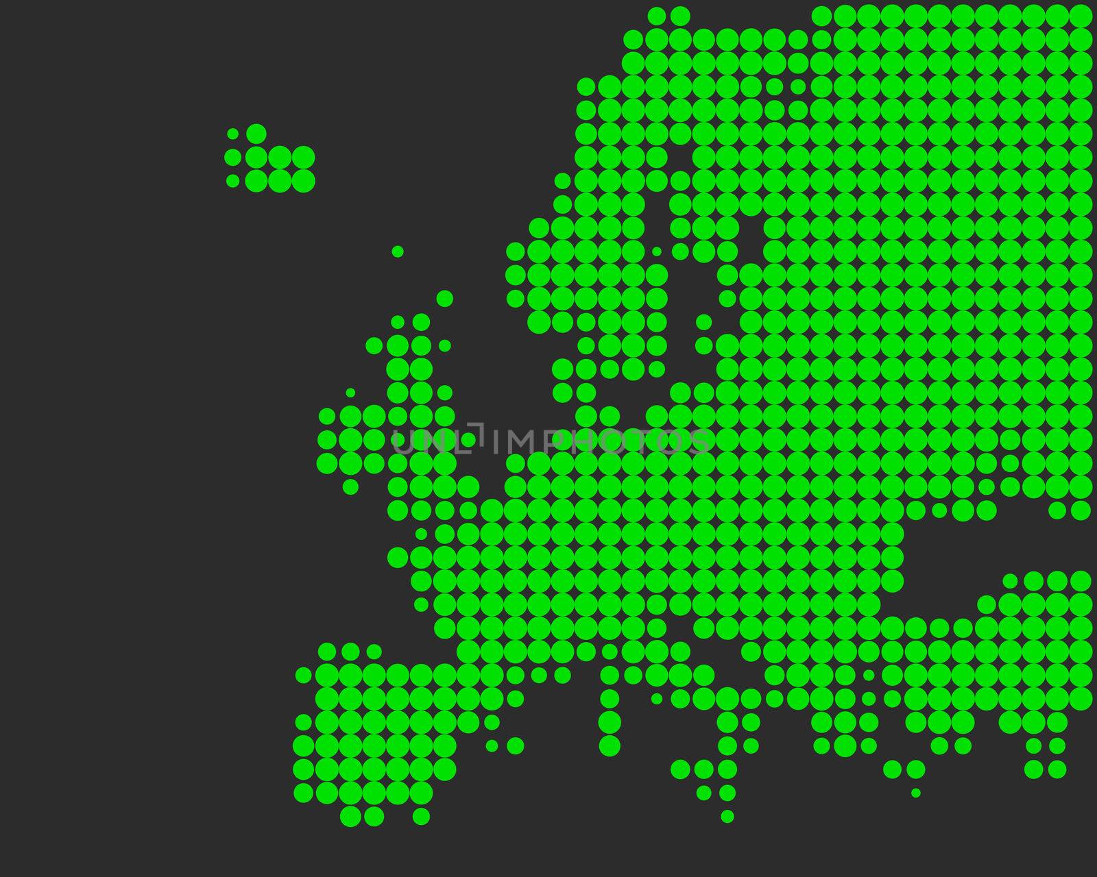 Map of Europe by rbiedermann