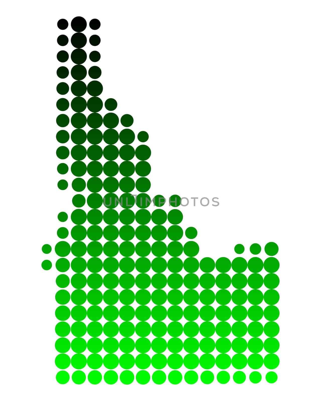 Map of Idaho by rbiedermann