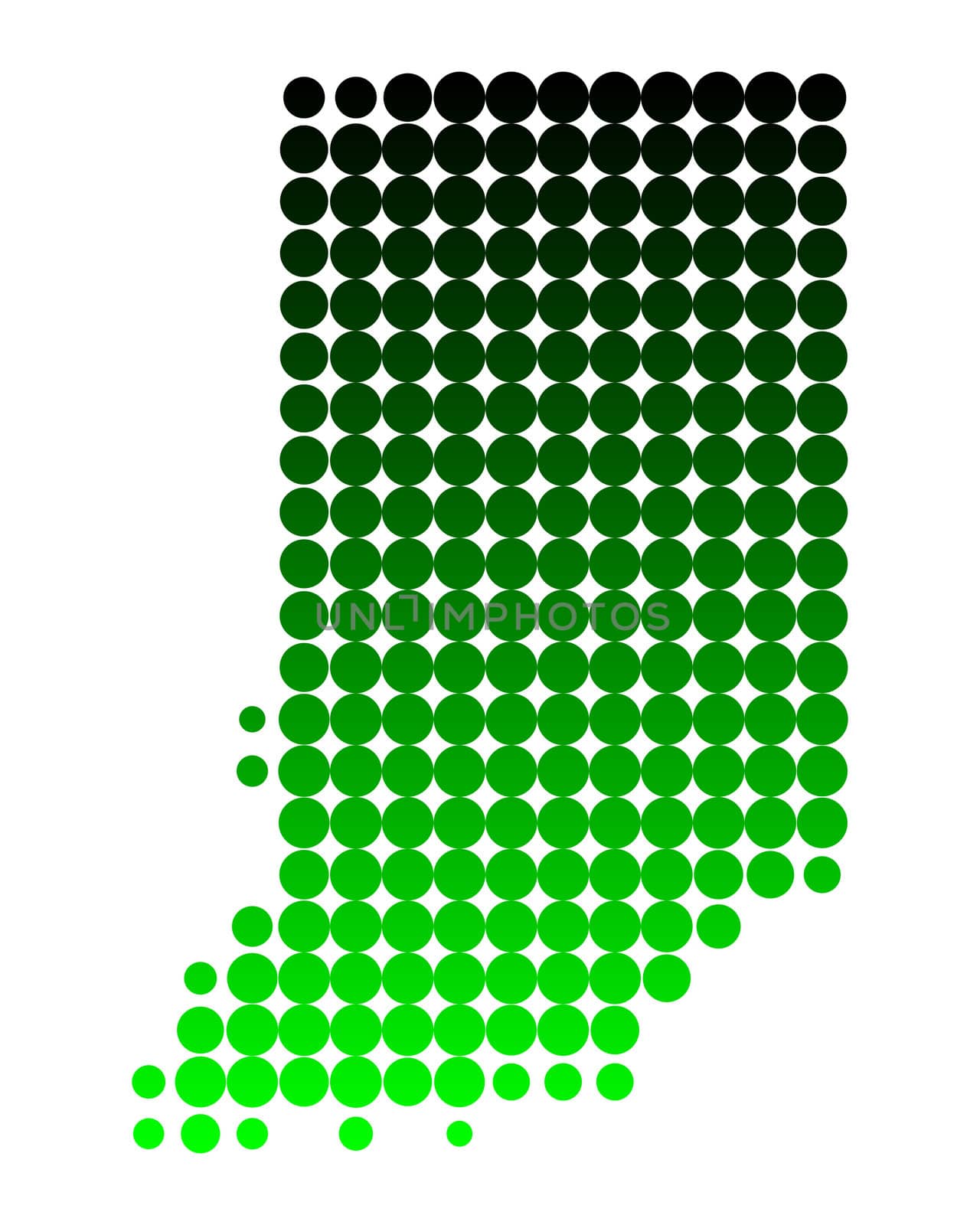 Map of Indiana by rbiedermann