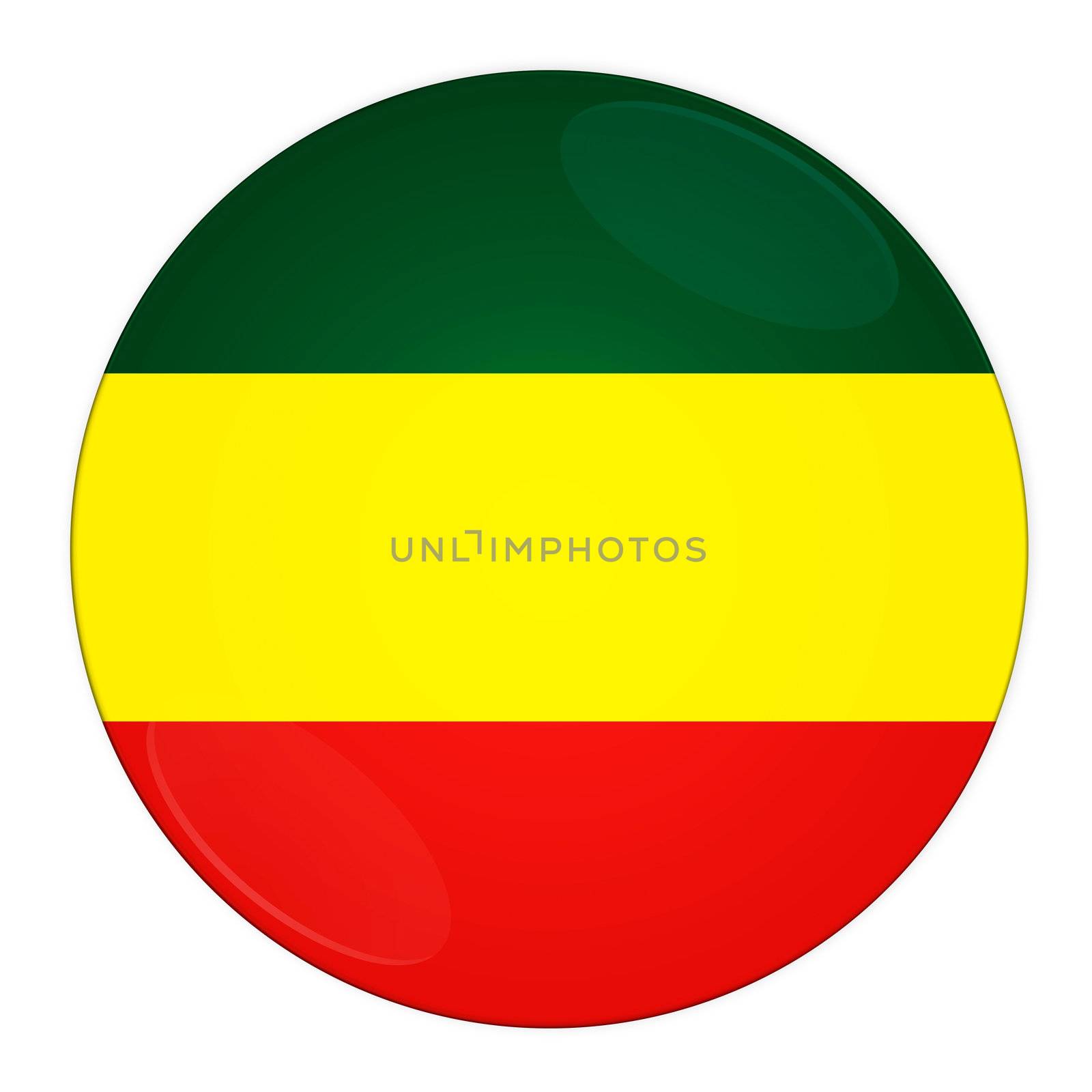 Ethiopia button with flag by rusak