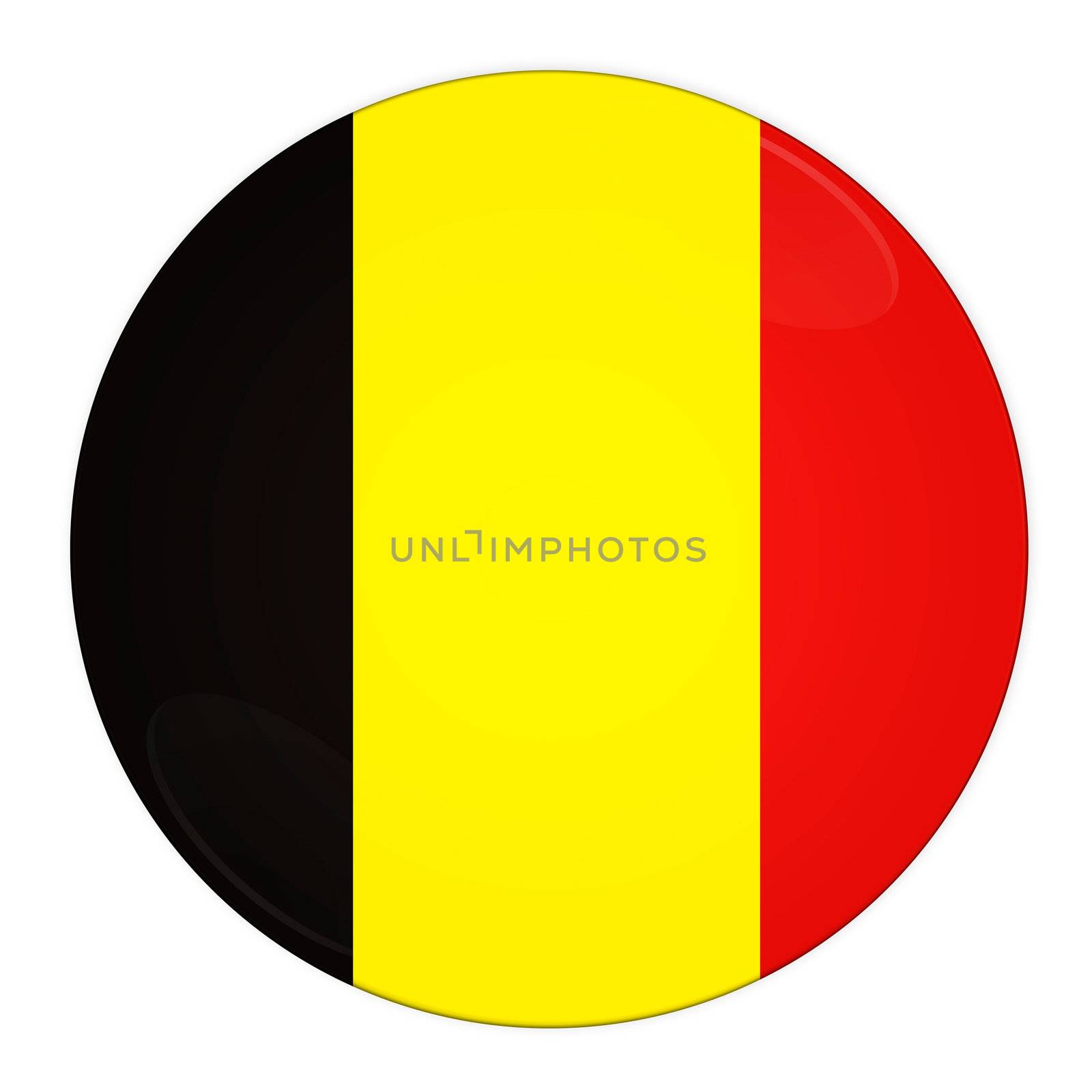 Belgium button with flag by rusak