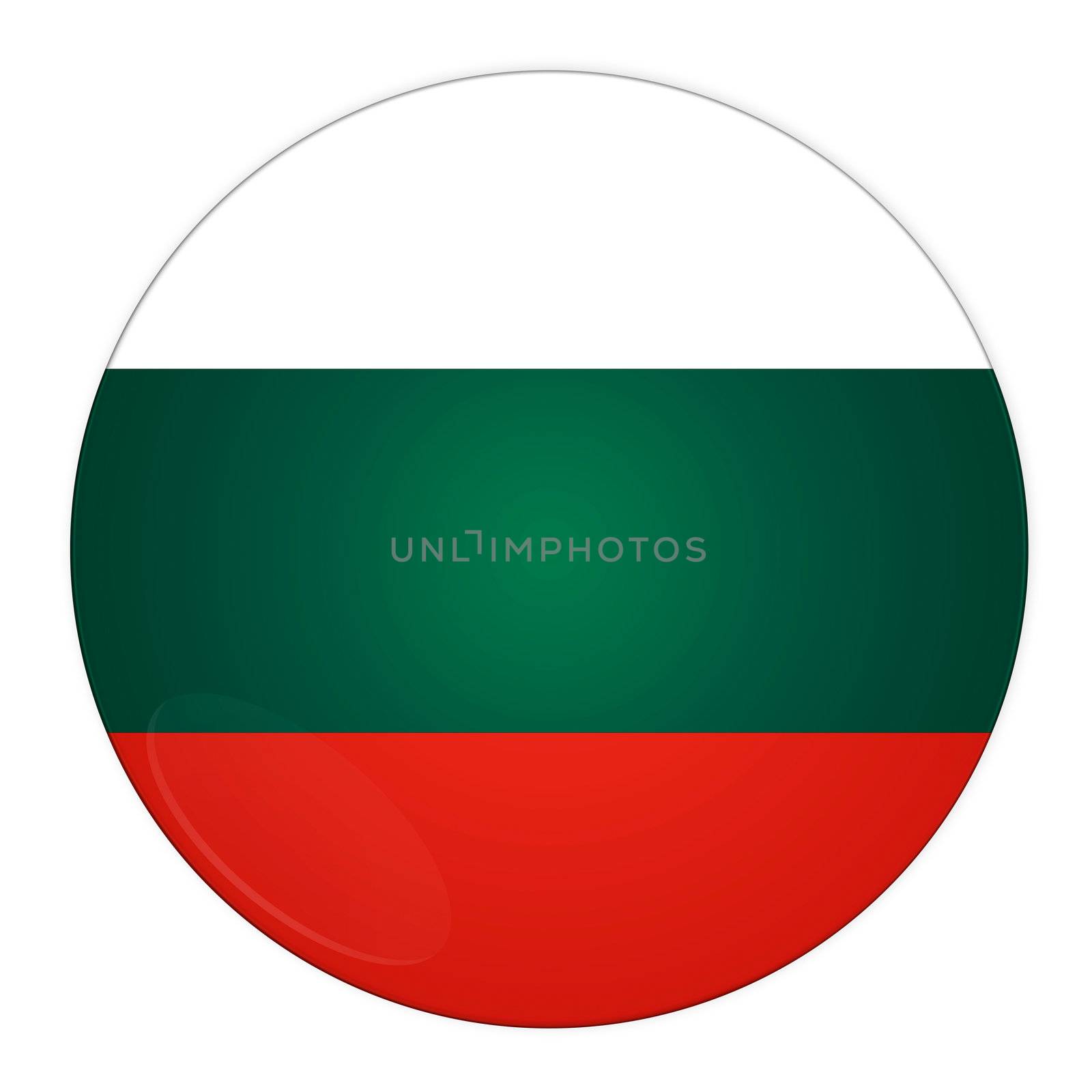 Bulgaria button with flag by rusak