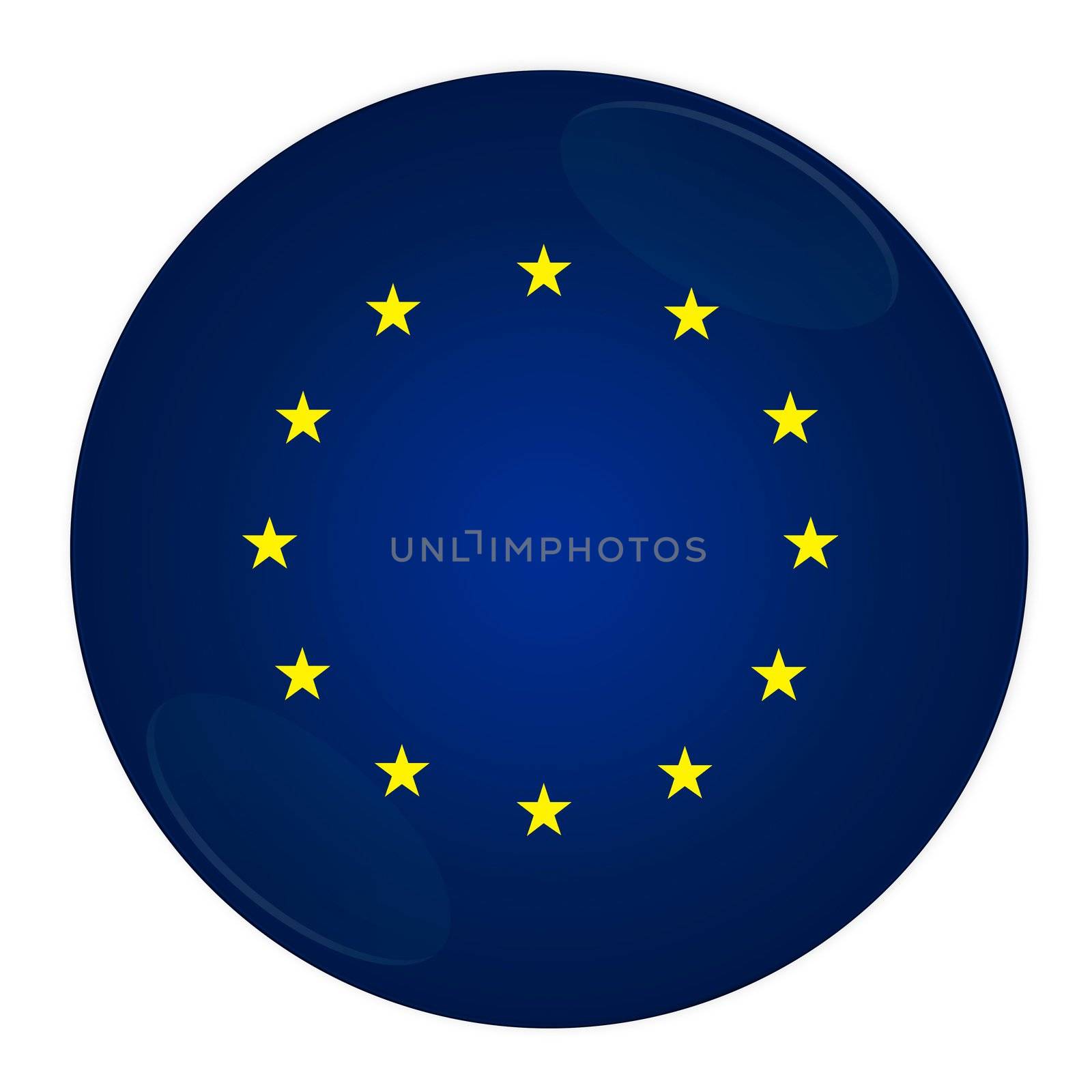 European union  button with flag by rusak