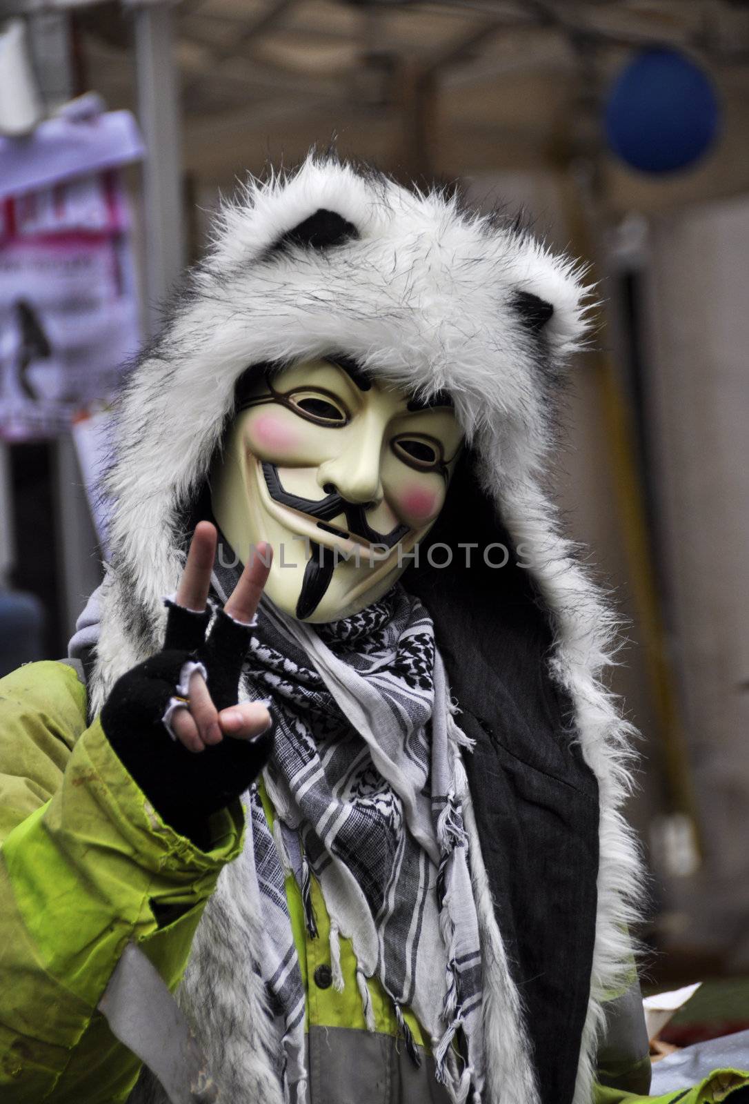 Occupy London encampment at St Paul's Cathedral on October 27, 2011 by dutourdumonde