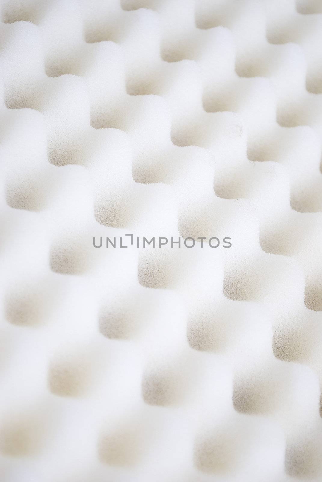 Closeup background of acoustic foam wall