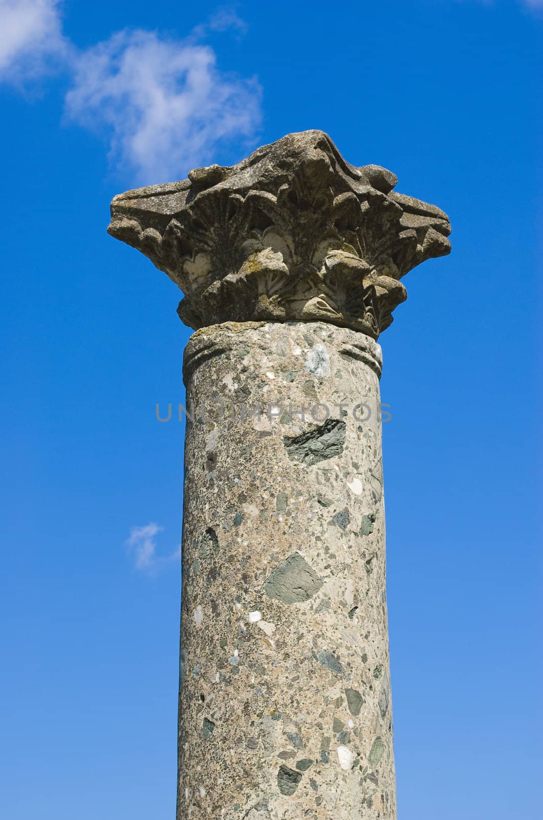 Ancient ruins Veliki Preslav Bulgarian landmark