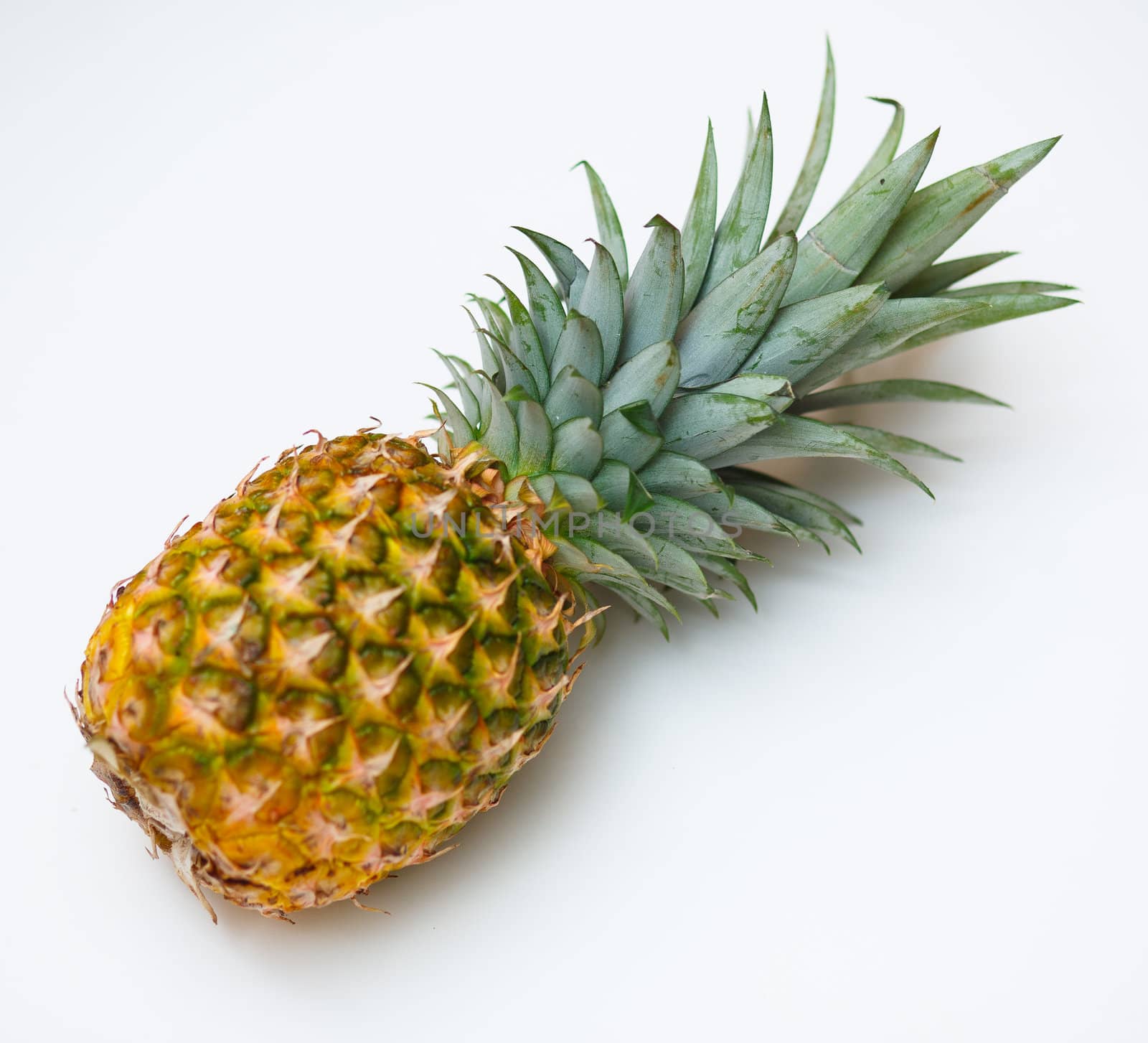 fresh pineapple isolated on white background