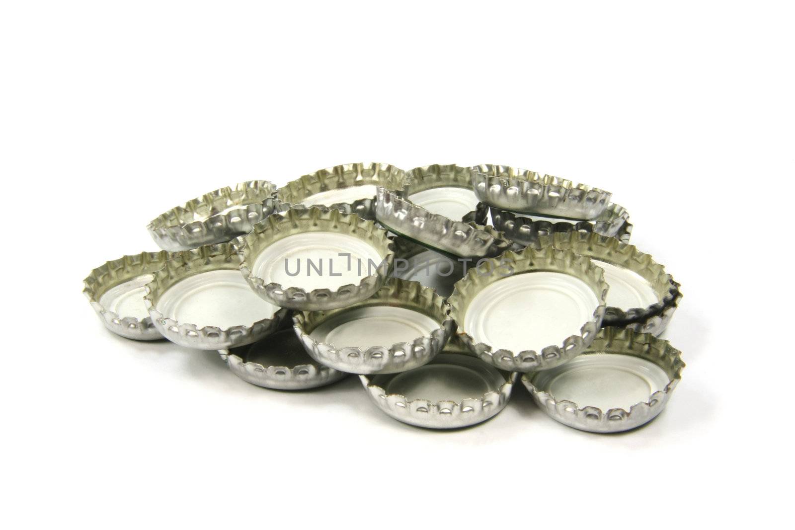 Aluminium tin bottle tops recycling