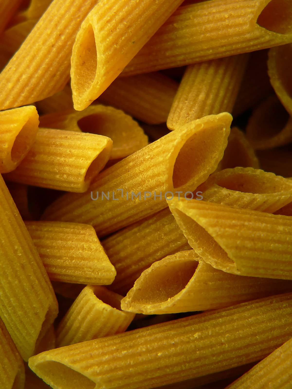 a yellow macaroni pasta background