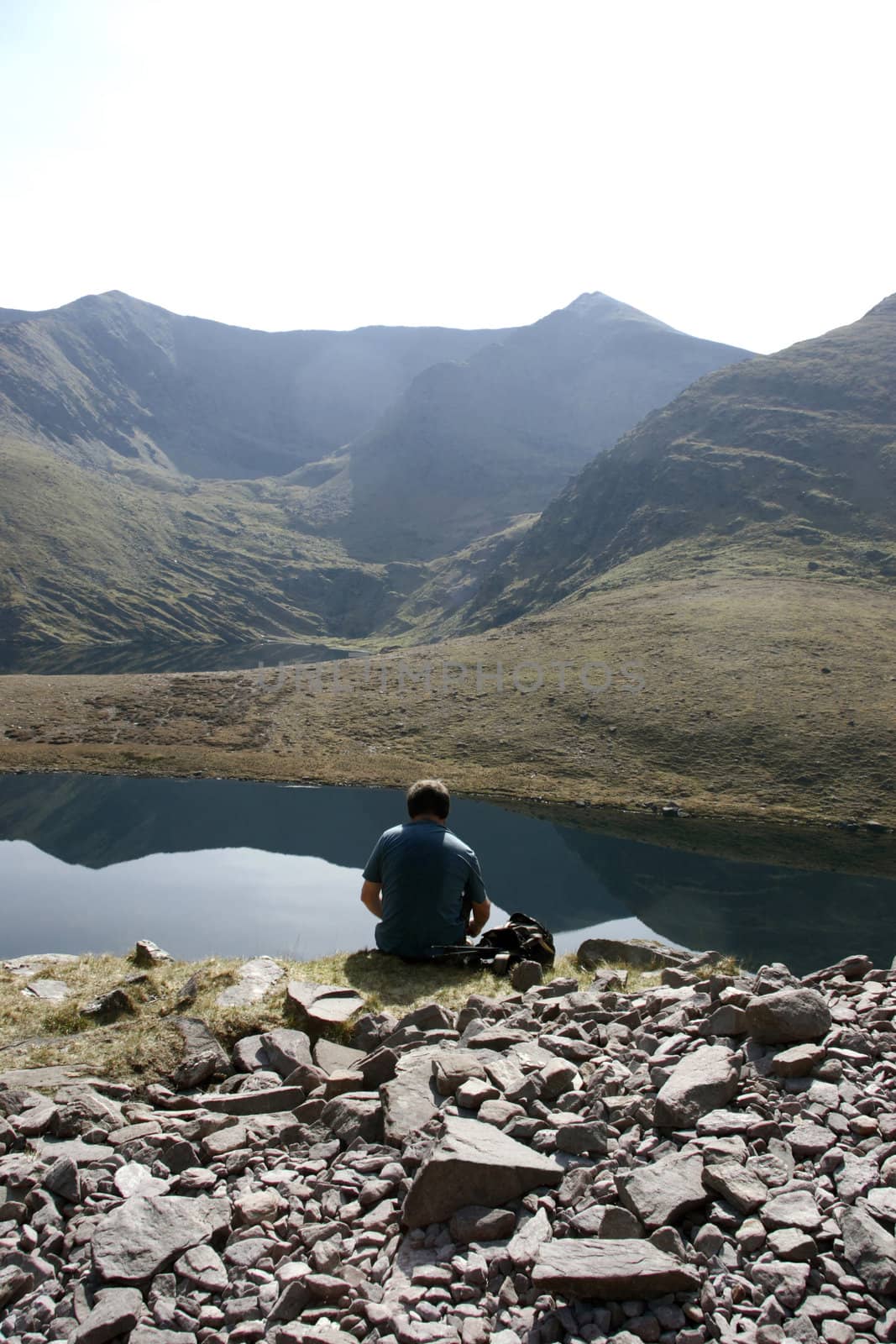 a rocky mountain path in ireland