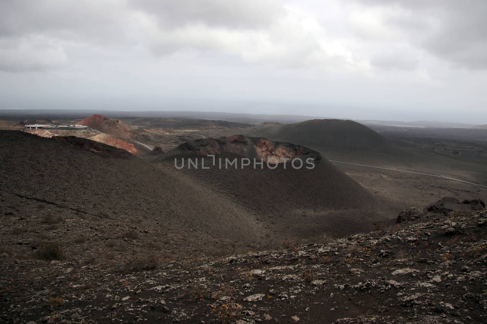 the volcano in the middle of the desert