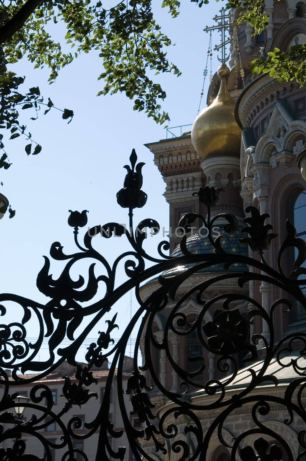 Temple "Spas Na Krovi" in Saint-Petersburg in Russia