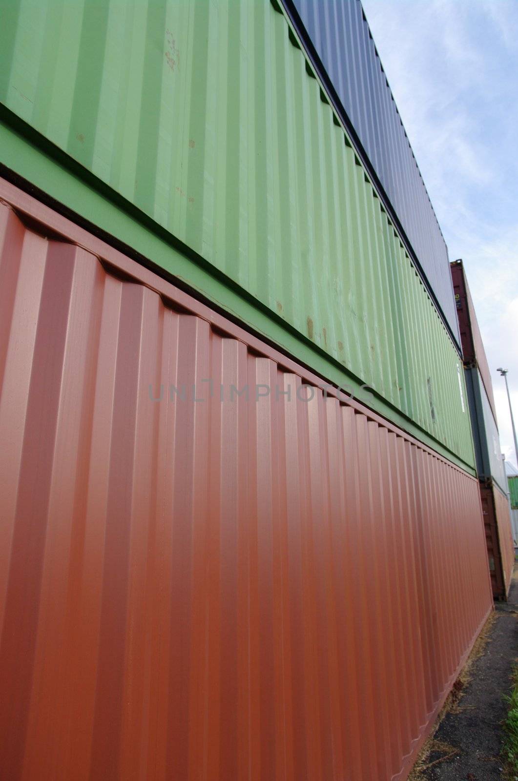 containers in a container terminal