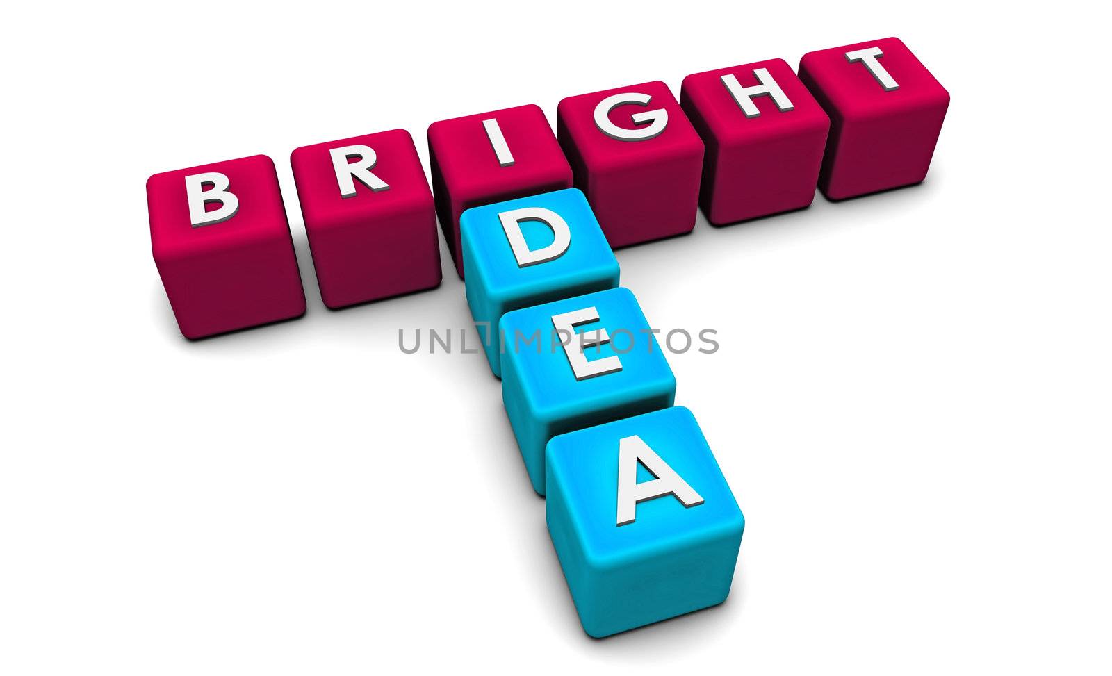 Bright Idea in Simple and Creative 3D Blocks