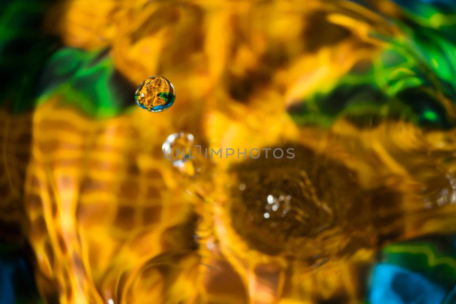 Colorful Macro Photography ofWater Drops. by Coffee999