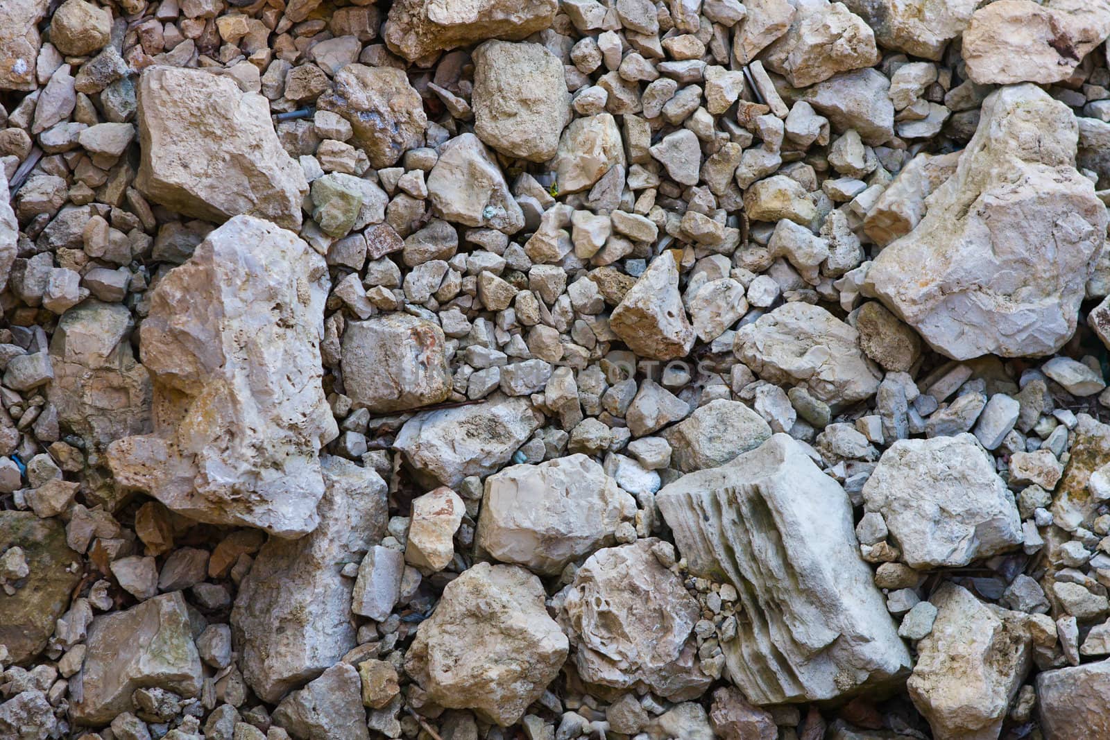 An abstract of an isolated rock background.